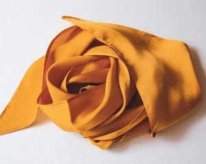 FOULARDS DE SOIE - MOUTARDE