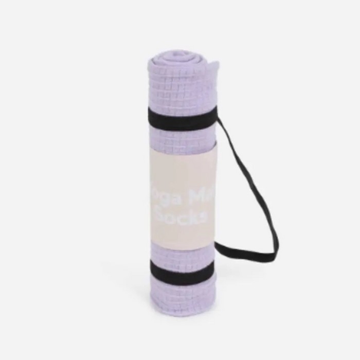 YOGA MAT SOCKS/BAS VIOLET