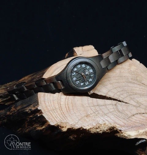 MONTRE EN BOIS LUNAR