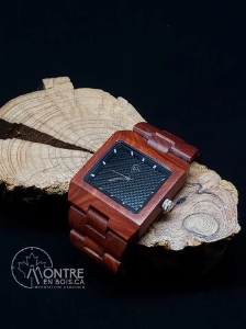 MONTRE EN BOIS TITAN RHEA BLACK 47MM