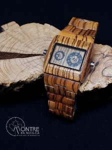 MONTRE EN BOIS ZEBB