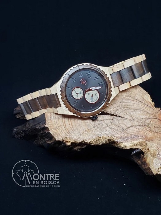MONTRE EN BOIS QUANTUM MAPLE