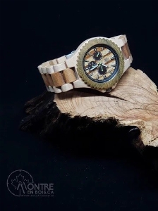MONTRE EN BOIS BOREALE CHLOROPHYLLE