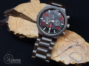 MONTRE EN BOIS EBONYLUXX CHRONO